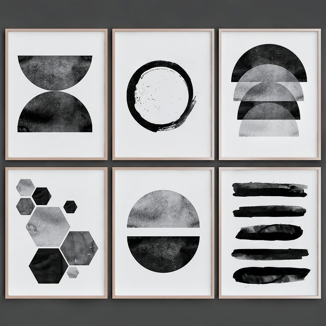 Black White Wall art — Скачать