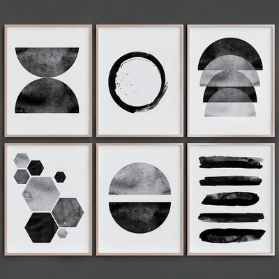 Black White Wall art — Скачать
