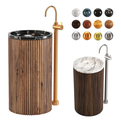 Wash Basin Set 02 — Вид 1