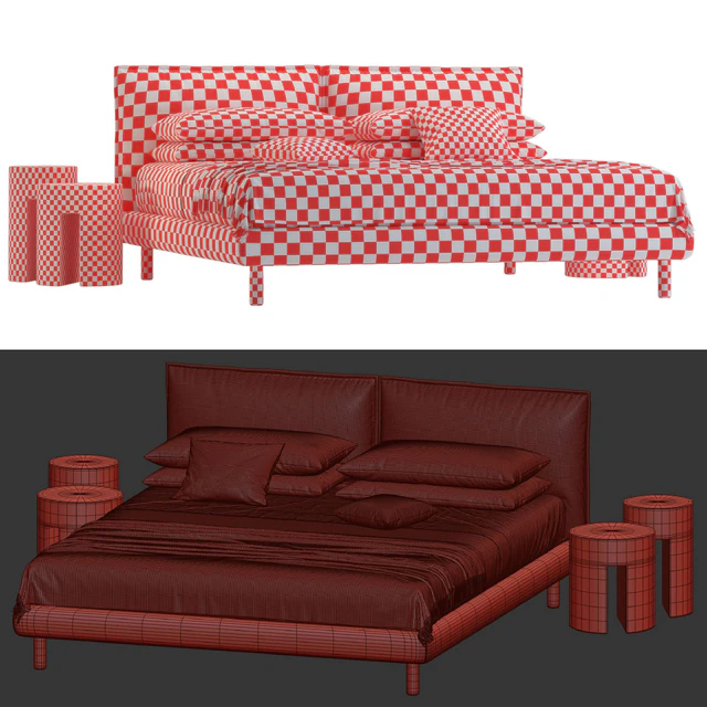 Meridiani Oliver Bed — Descargar