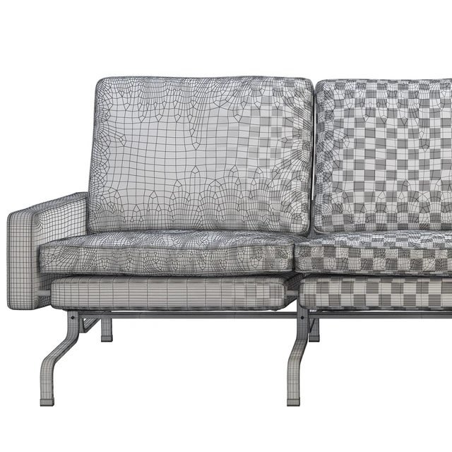 Fritz Hansen PK31 3-seater sofa — Download