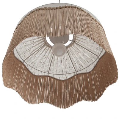 Pendant Light 15 - Spearmint Silk Tiffany Lampshade — View 5