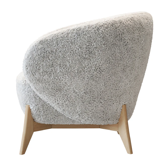 Armchair Tilar Cozy White — Descargar
