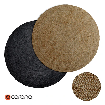 Round jute rug — Ver 1