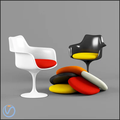 Knoll Tulip armchair — Ver 3