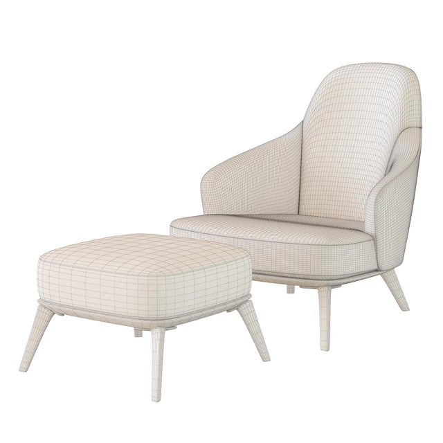 leslie armchair minotti 02 — Скачать