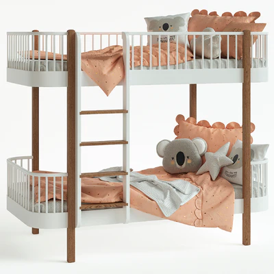 Детская кровать - Nubie Oliver Wood Bed — Вид 1