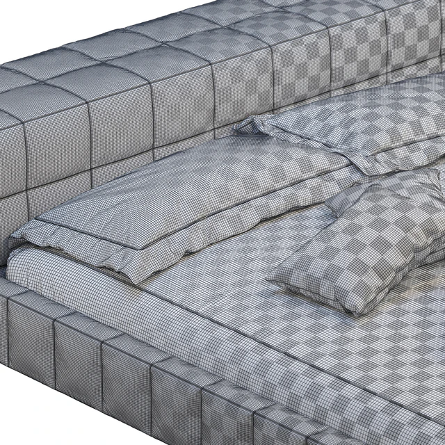 Bonaldo Squaring bed — Скачать