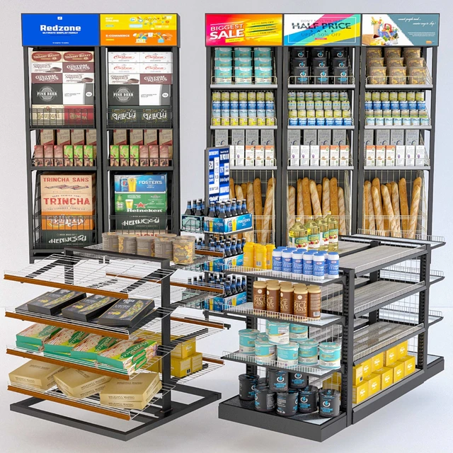 Jc Grocery Display Rack Collection — Descargar