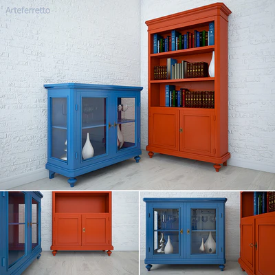 ARTEFERRETTO bookcase and Showcases — Ver 3