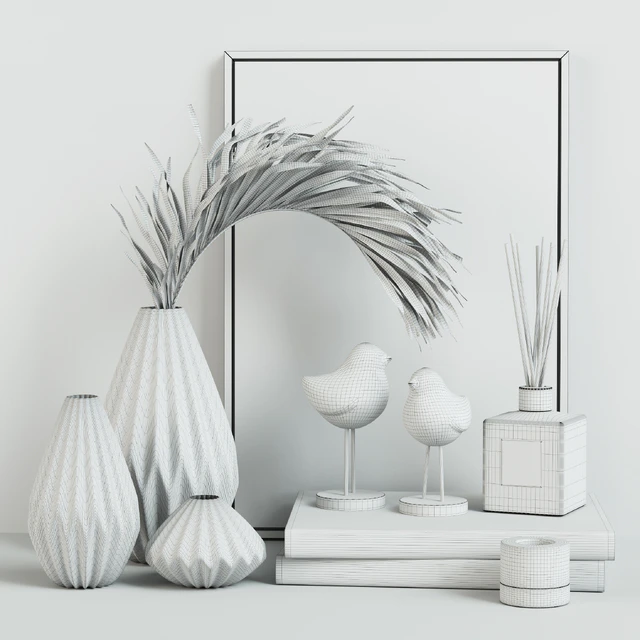 Decorative Set with Glass Birds — Descargar