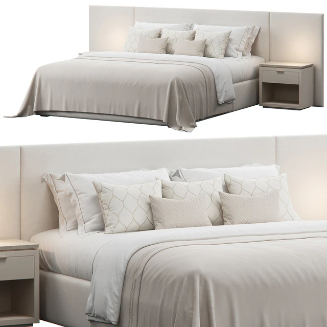 Wallpanels Headboard Bed — Скачать