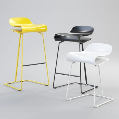 KRISTALIA BCN Slide Base Стул Барный — Вид 1