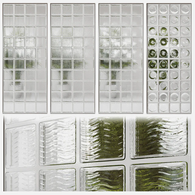 Glass block partition 4 — Скачать