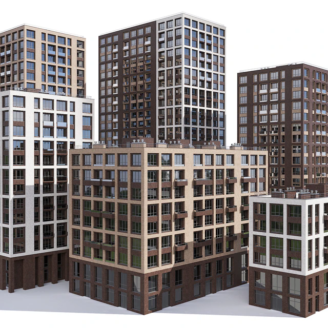 Set of multi-story buildings — Descargar