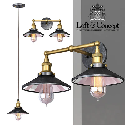 Chandelier Loft Cone Pendant Reflector — Ver 1