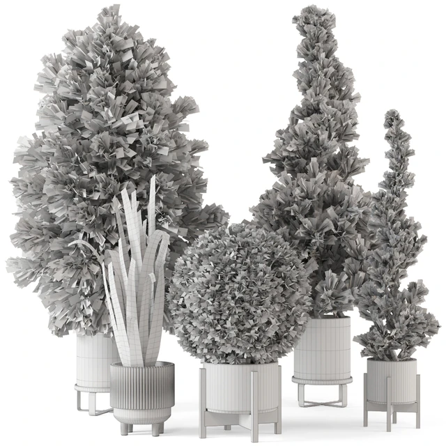 Indoor Plants in Ferm Living Bau Pot Large - Set 364 — Скачать