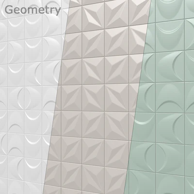 Tubadzin Color tile (2 models, 3 colors). — Ver 1