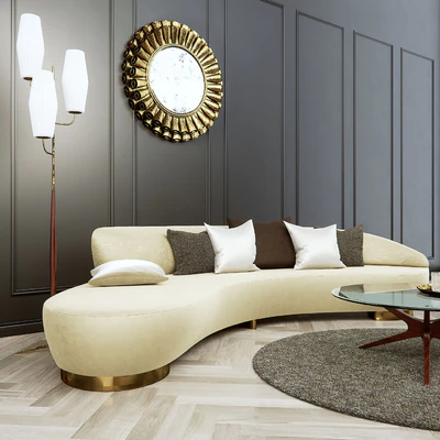 Vladimir KAGAN Free Form Curved Sofa — Вид 2