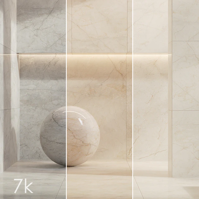 Cifre Ceramica Set 13 - Marble Bundle - 3 Colors: Cream, Ivory and Pearl / 7k — Descargar
