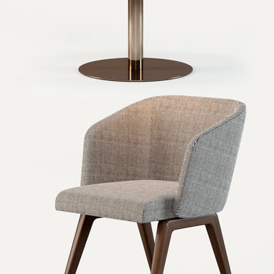 Minotti Bellagio Lounge and Creed Little Armchair — Ver 2