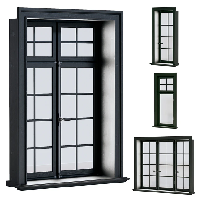 Set of scandinavian windows — Descargar