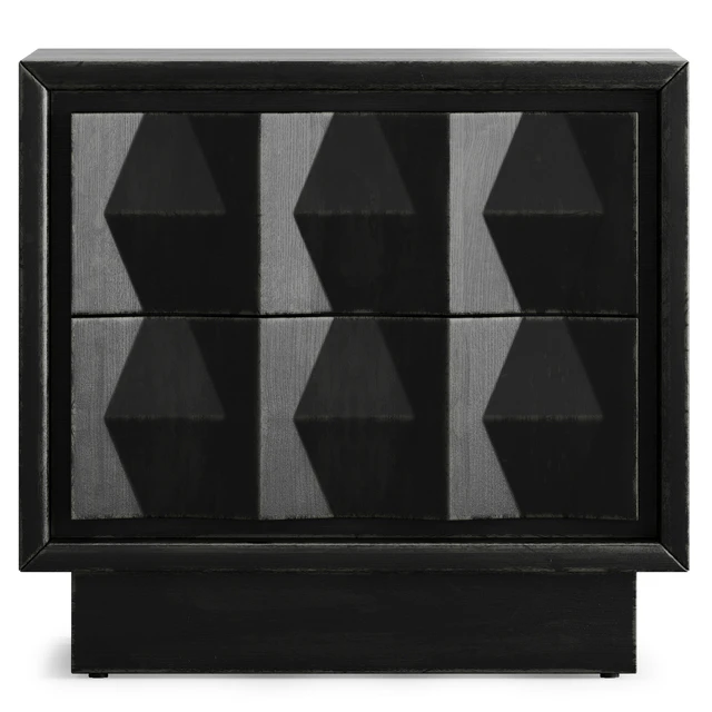 Carved Pattern Nightstand By West Elm — Скачать