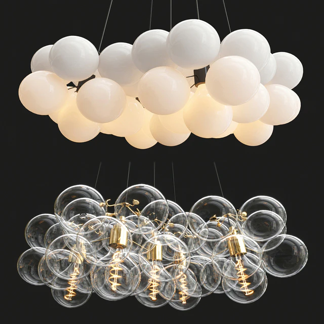 Frosted Bubble Chandelier — Скачать