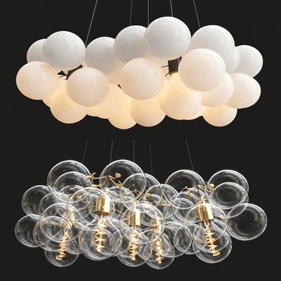 Frosted Bubble Chandelier — Вид 3