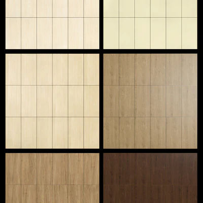 Acoustic decorative panels 6 kinds, set 4 — Ver 3