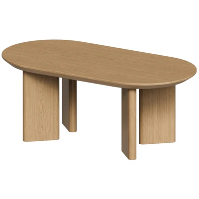 Ever Oak Wood Coffee Table — View 7