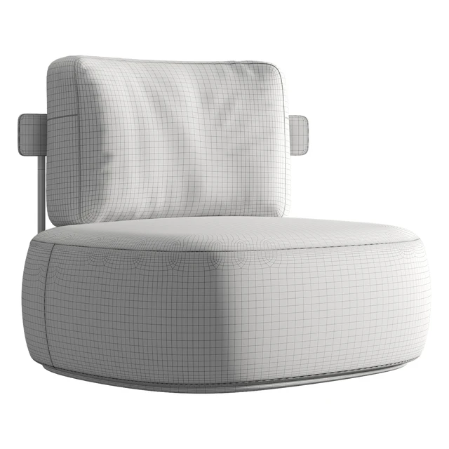 Armchair Pierre by Flou (two versions) — Скачать