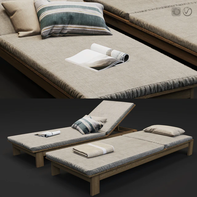 Sunbed set 01 — Скачать