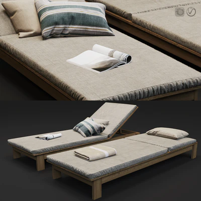 Sunbed set 01 — Вид 2