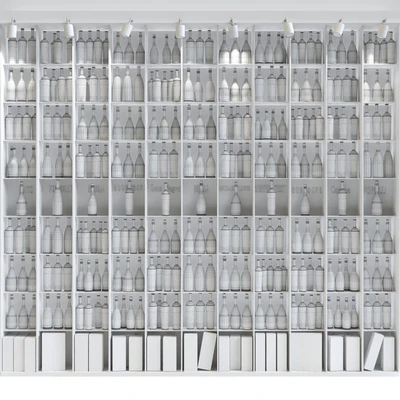 Large wine cabinet with collection wine. Alcohol — Ver 2