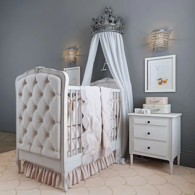 RH / BED COLETTE TUFTED CRIB — Ver 1