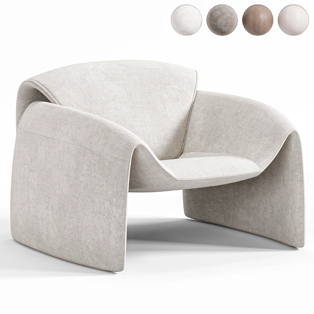 Le Club Armchair By Poliform — Скачать