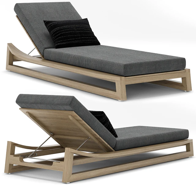 RH Outdoor Sebastian chaise — Скачать