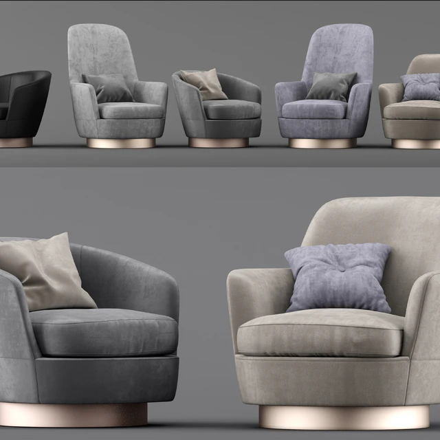 Кресла Minotti jacques — Скачать