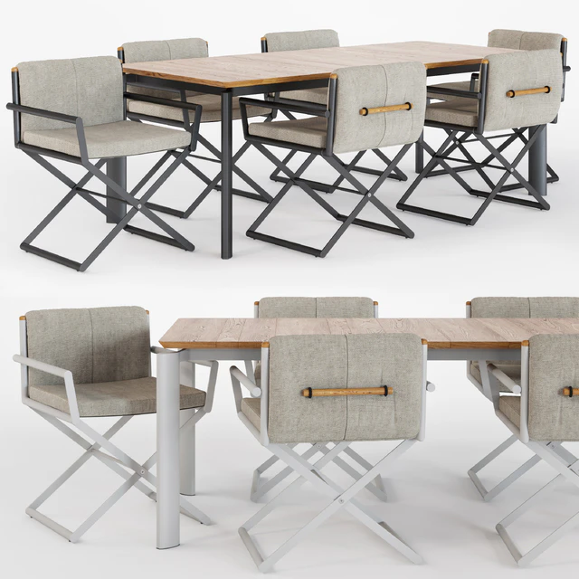 Outdoor director chair Domino by Talenti — Descargar