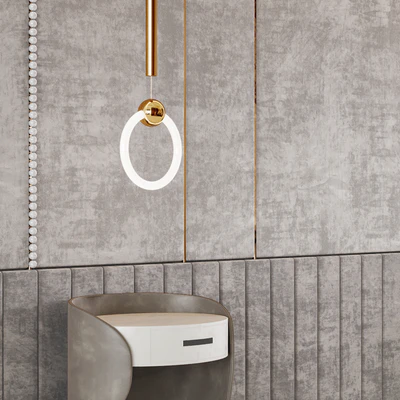 Headboard with pendant lights — Ver 5