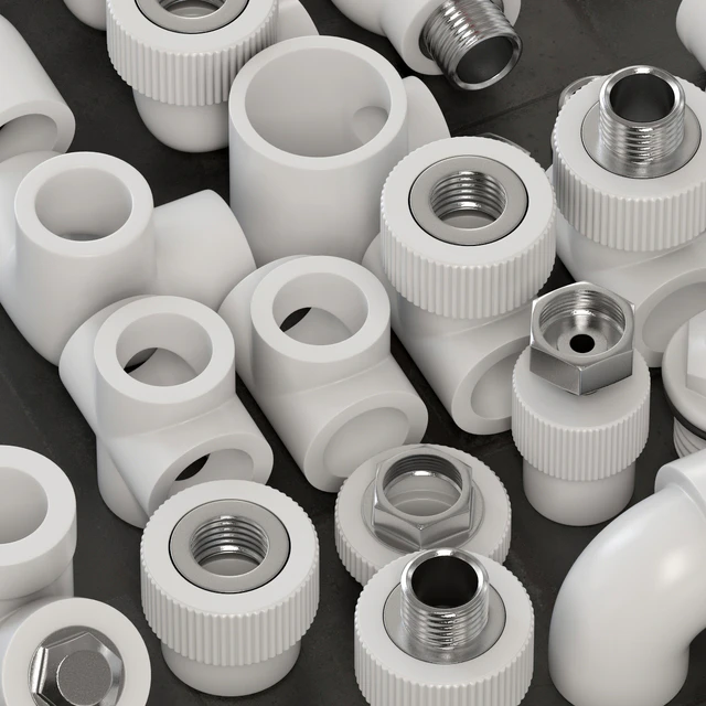 Fitingi plastic white / Фитинги пластиковые белые — Скачать