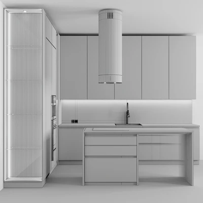 Kitchen №120  " Soft Beige " — Вид 3