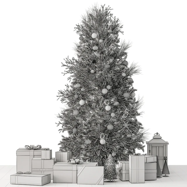 Christmas Tree and Decoration 43 — Descargar