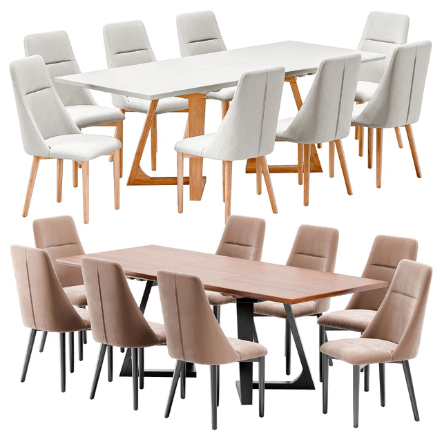 Sylvie dining chair and T1692 table — Download