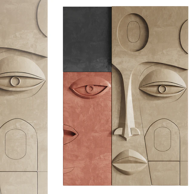 Wall Decor Faces — Descargar