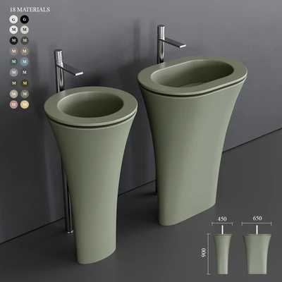 Ceramica Cielo Amedeo Freestanding Washbasin — Ver 1