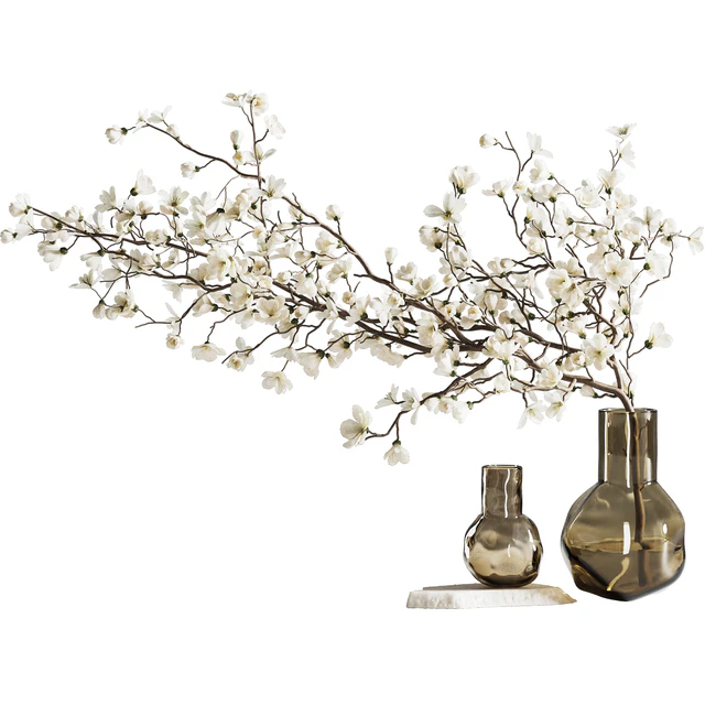 Blooming branch in a vase — Descargar