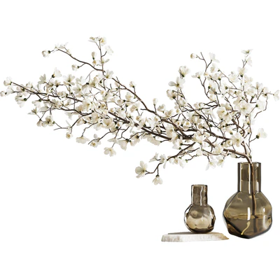 Blooming branch in a vase — Ver 2