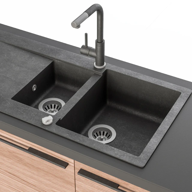 Kitchen Modern - Wooden and Black 59 — Скачать